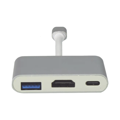Adaptador Multipuertos USB-C HDMI DP Hub USB De 3 Puertos