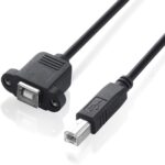 Cable 30Cm USB 2.0 Montaje En Panel Macho A Hembra USB A .