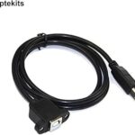 Cable 30Cm USB 2.0 Montaje En Panel Macho A Hembra USB A .