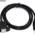Cable 30Cm USB 2.0 Montaje En Panel Macho A Hembra USB A .