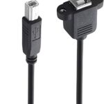 Cable 30Cm USB 2.0 Montaje En Panel Macho A Hembra USB A .