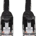 Slim Cat6 7M Ethernet Cable Black - Snagless - Lszh