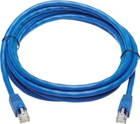 Cable 10.6M De Red Cat6A Azul Snagless PoE 100W RJ45