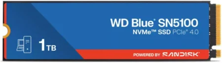 U. Estado Solido SSD M.2 1Tb Wd Black Sn8100 By Sandisk Wds100T1Xhm/PCI-Express 5.0 X4/11000Mbps Escritura/14900Mbps Lectura