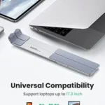 Soporte Para Laptop 11-17.3" Ugreen 40289/Ajuste De Altura 46.5Mm-136.5Mm/Hasta 5Kg/Diseño Plegable/Plata