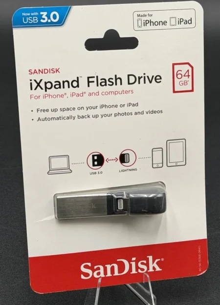 Memoria USB 2 En 1 64Gb Sandisk Ixpand Flash Drive Flip Sdix90N-064G-Gn6Nn/Lightning/USB-A/Color Menta
