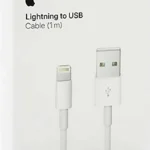 Cable USB A Lightning Negro De 30Cm Certificacion Mfi De Apple