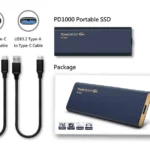 U. Estado Solido Externo SSD 1Tb Teamgroup X2 Max Dual Drive/USB 3.2/1000Mbs/900Mbs/Tx2Max31Tbt01