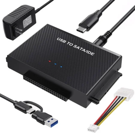 Adaptador Convertidor SATA Ide A USB 3.0 Para Disco Duro HDD