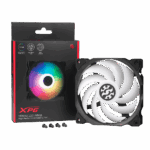 Ventilador Xpg Vento120Argbpwm-Whcww Vento 120/1X120Mm/Argb/1850Rpm/Blanco