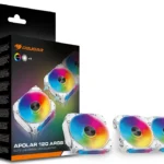 Ventilador Cougar Apolar 120 Argb/3X120Mm/2200Rpm/Blanco/3Mapr12A3.0002