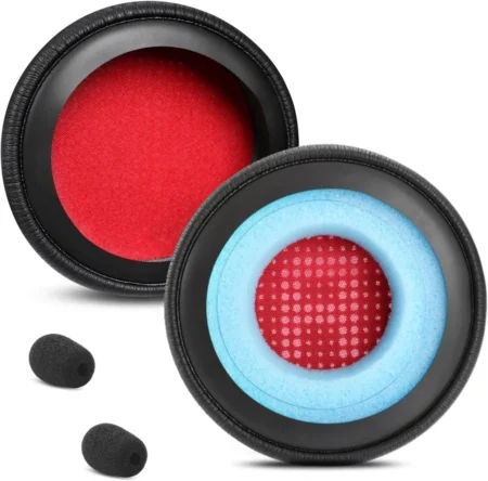 Almohadillas Para Audifonos Poly Voyager 4300 Leatherette 783R5Aa/De Cuero/Para Voyager 4300/2 Piezas