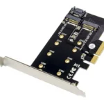 Tarjeta PCI Express 2X SSD Ngff M.2 2X SATA Iii Controlador