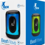 Bocina Portatil Xtech Xts-617 Beatwave/Con Luces LED/Conexion Bluetooth V5.3/Aux/USB/Tarjeta De Memoria