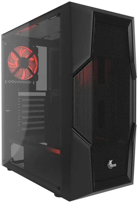 Gabinete Xtech Xt-Gmr4/Mid Tower/Con Ventana/Sin Fuente/USB 2.0/3.0/Audio HD/Negro/ATX