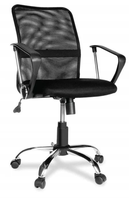 Silla Ejecutiva De Oficina Xtech Xtf-Mc117 Negro/Hasta 100Kg/De Rejilla En Tela