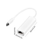 Adaptador De Red USB Tipo C A Ethernet - Externo USB-C 1Gbps