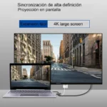 Adaptador Multipuertos USB-C A 2X HDMI Pd 100W Hub USB Red