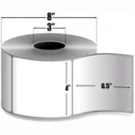 Label Paper 4X6In Dt Z-Perform 1450D Coated Permanent Rubber Hotm