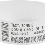 Wristband Polypropylene 1X6In 25.4X152.4Mm Direct Thermal Z-Band