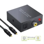 Adaptador Convertidor Audio Digital Coax Spdif Toslink A Rca.