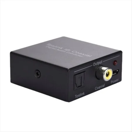 Adaptador Convertidor Audio Digital Coax Spdif Toslink A Rca.
