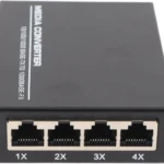 Convertidor De Medios Lc Fibra Multimodo Ethernet 1Gb 550M