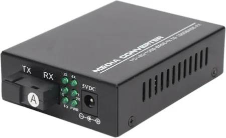 Convertidor De Medios Lc Fibra Multimodo Ethernet 1Gb 550M