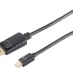 Cable De 1.8M Mini Displayport 4K 1.2 A Displayport Negro