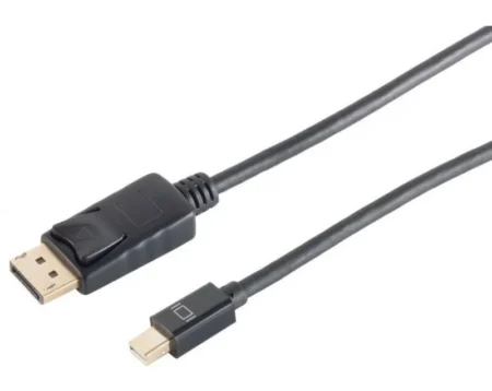 Cable De 1.8M Mini Displayport 4K 1.2 A Displayport Negro