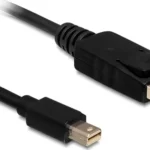 Cable De 1.8M Mini Displayport 4K 1.2 A Displayport Negro