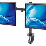 Soporte De Escritorio Vertical Para 2 Monitores 15In A 27In