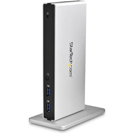 Replicador De Puertos USB 3.0 Universal HDMI VGA DVI Ethernet .