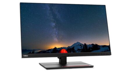 Monitor Lenovo Thinkvision P27U-20, Pantalla 27 Pulgadas (3840 X 2160), 2X HDMI 2.1, 1X DP 1.2, 1X Thunderbolt 4 In, 1X Thunderbolt4 Out, Color Raven Black