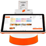 Clip Stand 2 Terminal Punto de Venta Inteligente (Naranja)