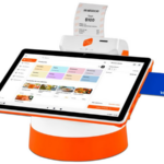 Clip Stand 2 Terminal Punto de Venta Inteligente (Naranja)