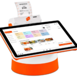 Clip Stand 2 Terminal Punto de Venta Inteligente (Naranja)