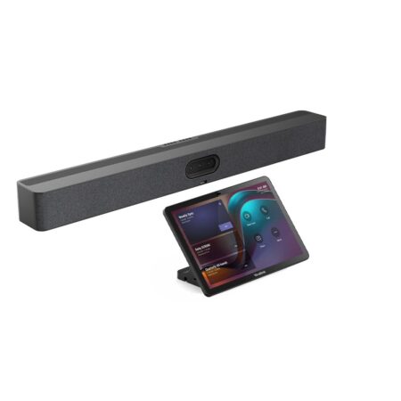 Barra De Videoconferencia Yealink A50-031/Con Ia Y Consola Tactil Ctp25/Todo En Uno Para Salas Medianas Y Grandes/Con Seguimiento Automatico Del Hablante