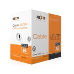 Bobina De Cable Cat.6 Utp, Revestimiento Tipo Cm, 305M, Gris Professional 100% Cobre 24Awg