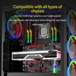 Soporte Para Tarjeta De Video ASUS Xh01 Rog Herculx Graphics Card Holder/0.36 X 0.14 X 0.09Mts/Argb Aura Sync/Negro