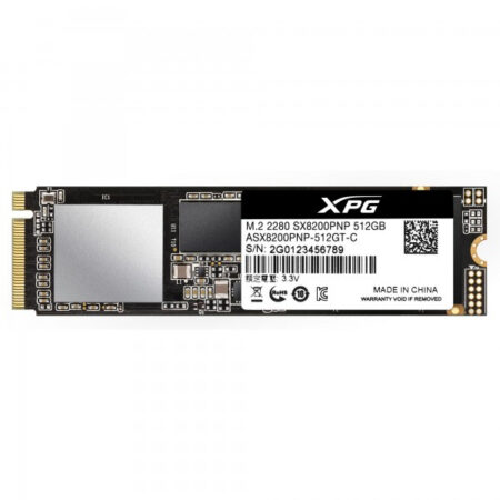 SSD Adata Asx8200Pnp-512Gt-C – 512 Gb, PCI Express, 3500 Mb/S, 2400 Mb/S