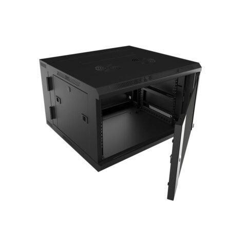 Gabinetes De Pared Fijos – Semi-Ensamblados, 2 Ventiladores, 12U, 0.63X0.60X0.55Mts.h.W.d. Npc-P12U65B