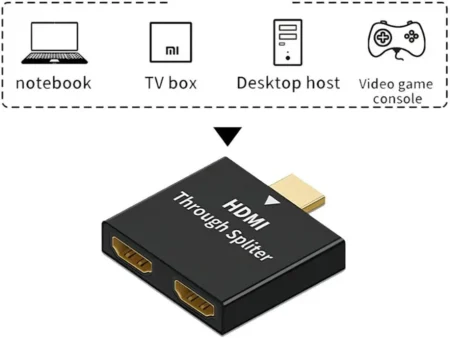 Adaptador HDMI 2 En 1 Urban Balance HDMI-Ub-2-1/Hasta 720P Y 1080P