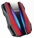 D. Duro Externo Usb3.2 De 1Tb 2.5" Adata Hd770G Rgb Rojo, Ahd770G-1Tu32G1-Crd