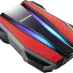 D. Duro Externo Usb3.2 De 1Tb 2.5" Adata Hd770G Rgb Rojo, Ahd770G-1Tu32G1-Crd