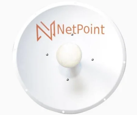 Antena Direccional Netpoint Nptr2 De 37Dbi/4.9-6.4Ghz/4Ft/Con Slant De 45 Y 90 Grados/Incluye Radomo/Jumper Y Montaje