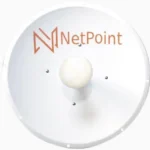 Antena Direccional Blindada Netpoint Npx2Gen4 De 34Dbi/4.9-6.4Ghz/3Ft/Con Slant De 45 Y 90 Grados/Conectores N-Hembra/Montaje Con Alineacion Milimetrica