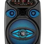 BOCINA BAFLE NECNON NB-08Y/8"/BLUETOOTH/15W/INCLUYE MICROFONO/RGB/NBBB8Y01MI