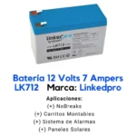 Bateria De Respaldo Yli Yp-B-7(90)/Recargable/12Vdc/4.5Ah/Compatible Con Energizadores Yonusa Dsc1170001 Y Dsc0020003
