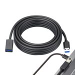 Cable Extensor USB Tiaoifaer B0C3J4Lf8P/USB 3.0 Macho A Hembra/5M/5Gbps/Gris